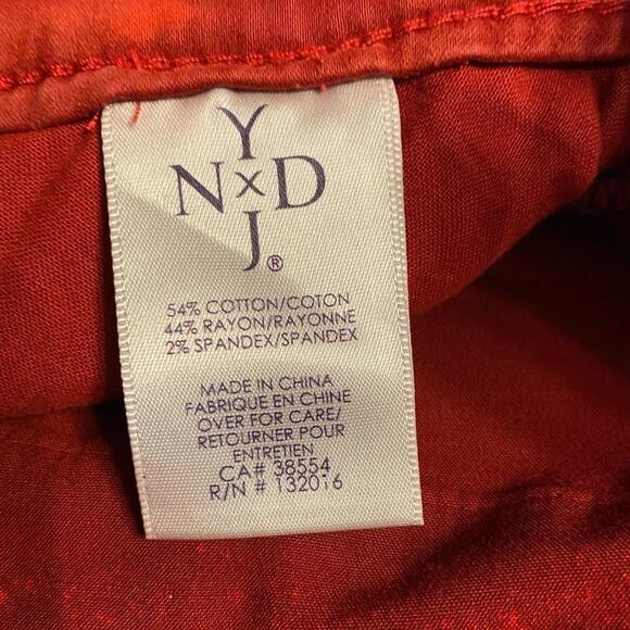 Nydj‎ Red reptile print skinny jeans - Picture 6 of 9